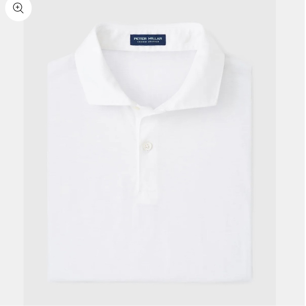 Peter Millar White Polo Shirt